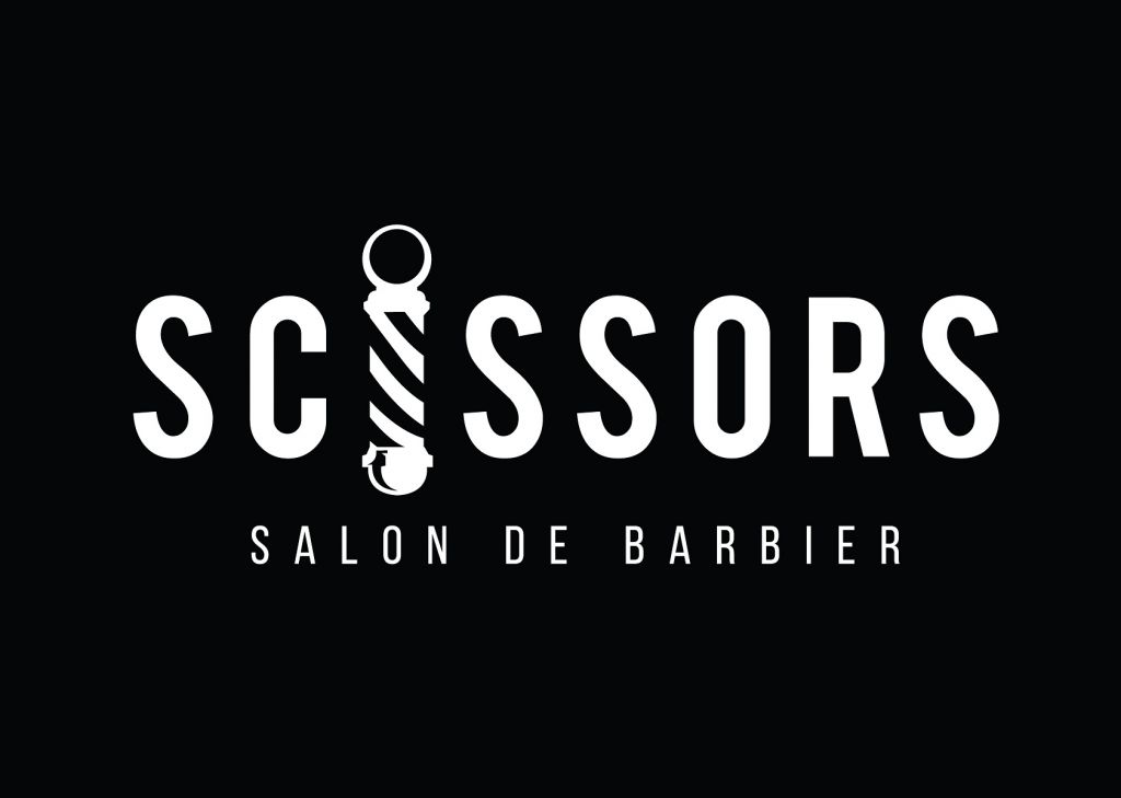 Scissors Salon De Barbier - Logo