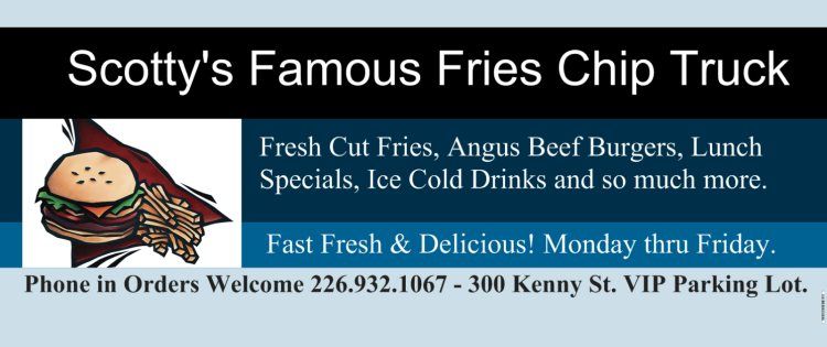 Scotty&s;s Famous Fries Chip Truck - Logo