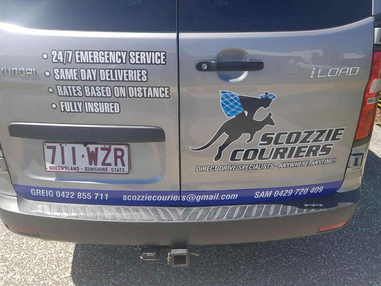 Scozzie Couriers - Logo