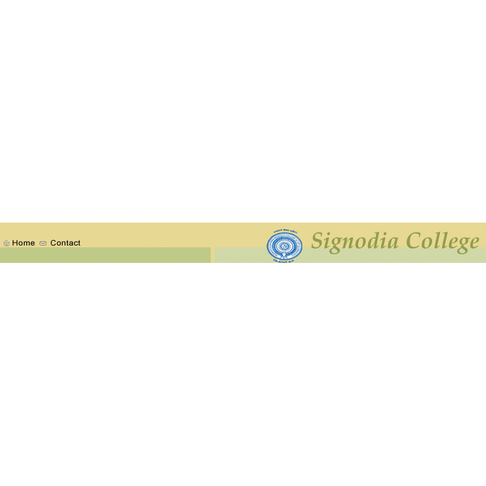 SD Signodia College of Arts, Commerce & P.G. Centre (SIGNODIA COLLEGE) - Logo