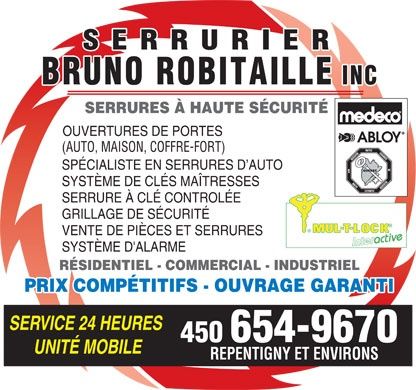 Serrurier Bruno Robitaille inc - Logo