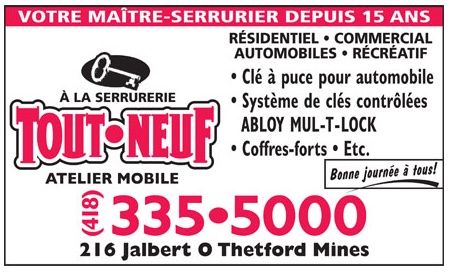 Serrurier Tout à Neuf - Logo