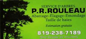 Service D&s;arbre P.R.Rouleau - Logo