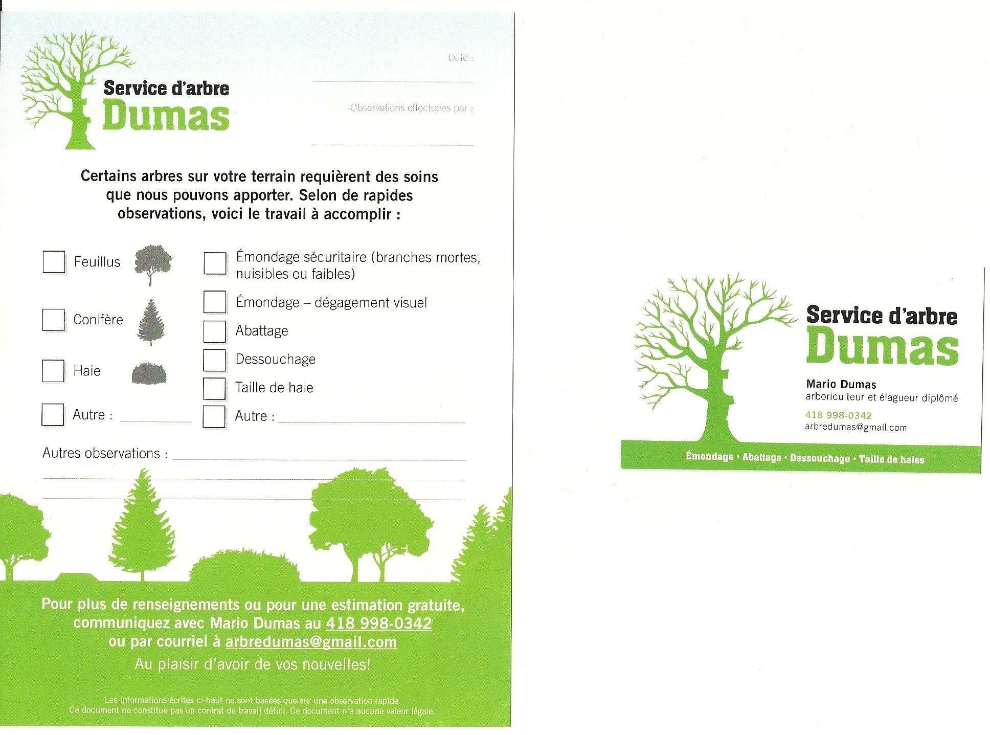 Service D&s;Arbre Dumas - Logo