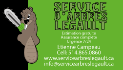 Service d&s;Arbres Legault - Logo
