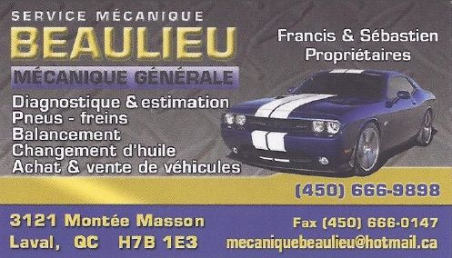 Service Mécanique Beaulieu - Logo