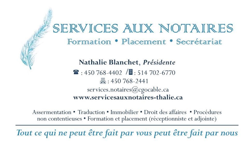 Services Aux Notaires - Logo