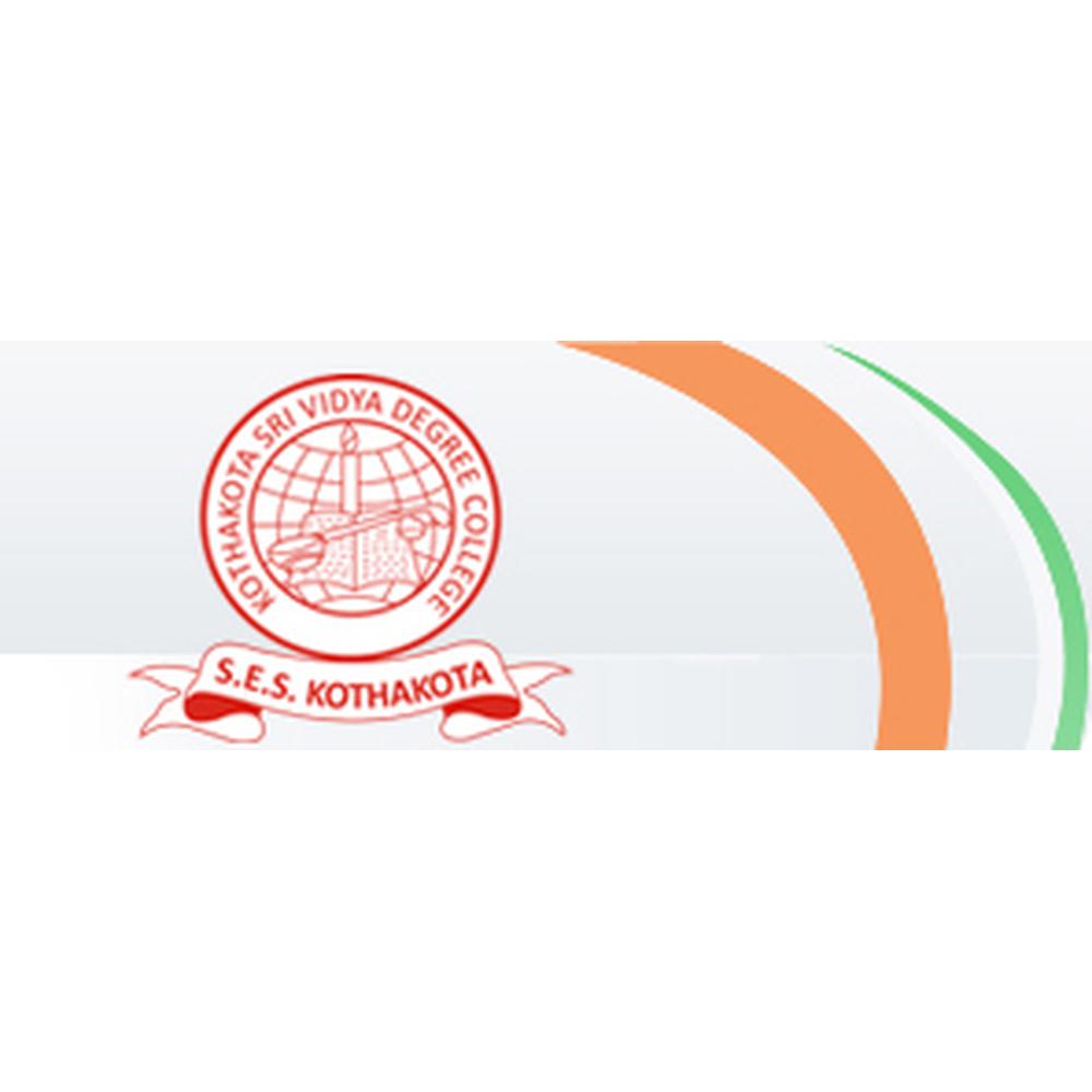 SES KOTHAKOTA SRI VIDYA DEGREE COLLEGE (SKSVDC) - Logo