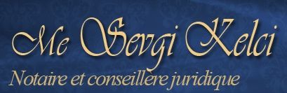 Sevgi Kelci, Notaire, TEP, Médiatrice familiale - Logo