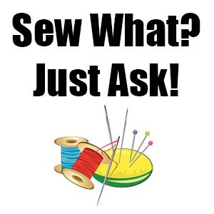 Sew What? Just Ask! - Logo