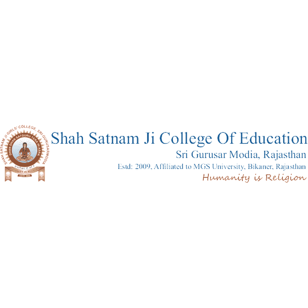 Shah Satnam Ji College Of Education (SSJCOE), Sriganganagar - Logo