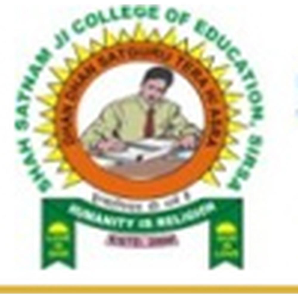 Shah Satnam Ji College of Education (SSJCE), Sirsa - Logo