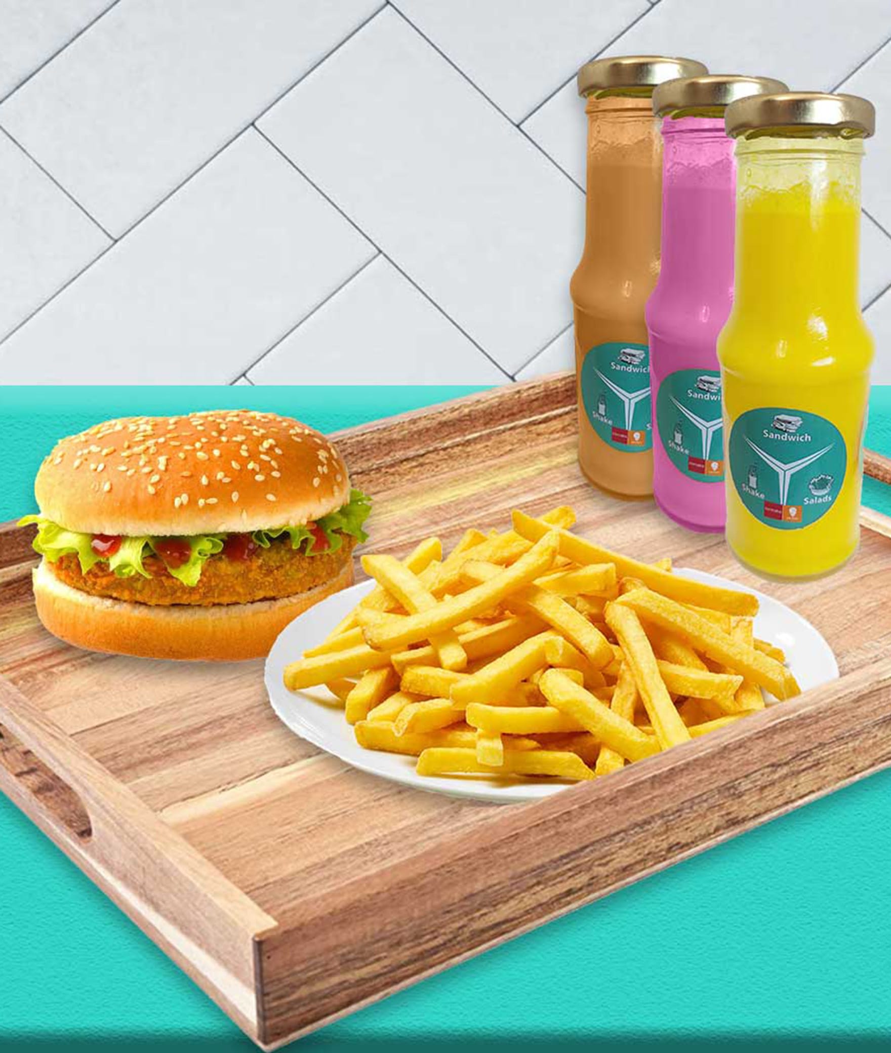 Shake Sandwich Salads - Logo