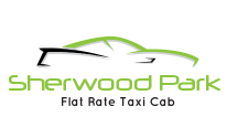 Sherwood Park Flat Rate Taxi Cab - Logo