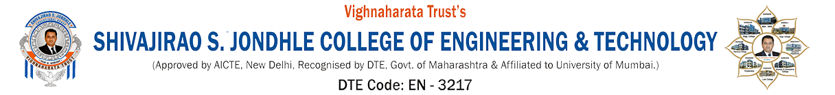 SHIVAJIRAO S. JONDHLE COLLEGE OF ENGINEERING &TECHNOLOGY Thane (SSJCET) - Logo
