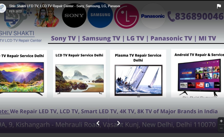 Shiv Shakti LED TV, LCD TV Repair Center - Sony, Samsung, LG, Panasonic TVs - Cover photo