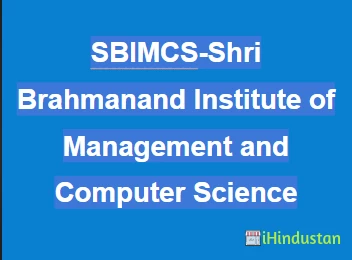 Shri Brahmanand Institute of Management and Computer Sc - Logo