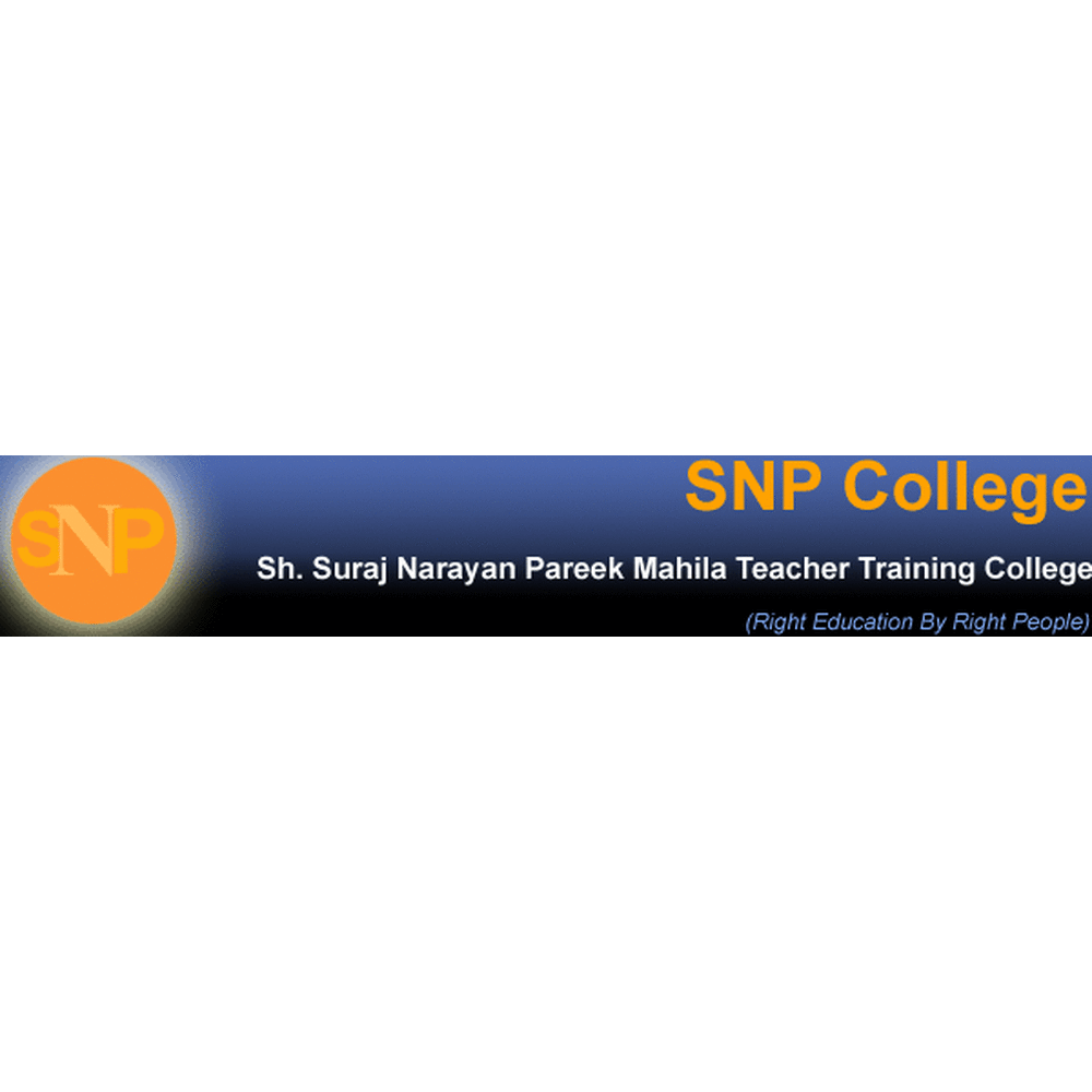 Shri Suraj Narayan Pareek Mahila Teacher Training College (SNPMTTC) - Logo