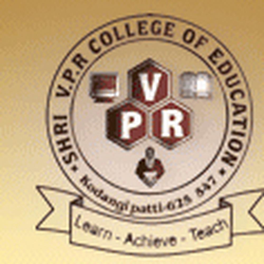Shri V.P.R. College of Education (SVPRCE) - Logo