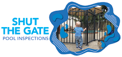 Shut The Gate Pool Inspections - Logo