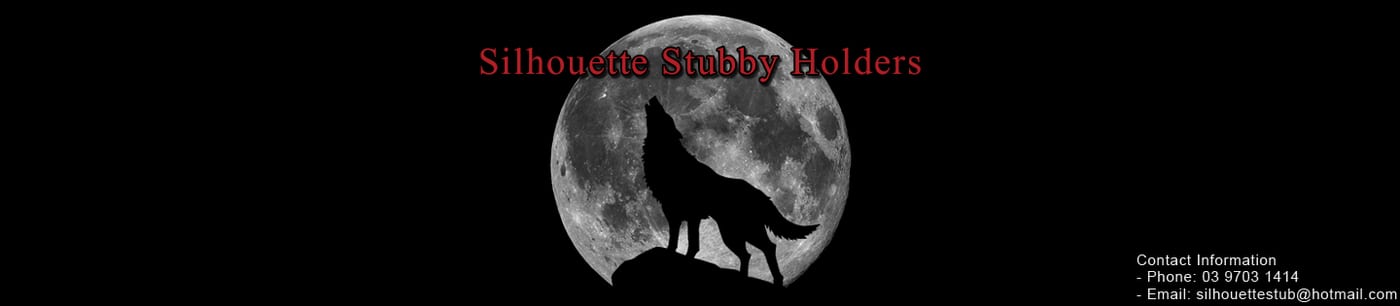Silhouette Stubby Holders - Logo