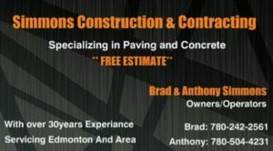 Simmons Construction - Logo