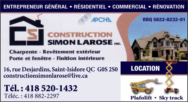 Simon Larose Inc. - Cover photo