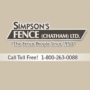 Simpson&s;s Fence (Chatham) Ltd - Logo