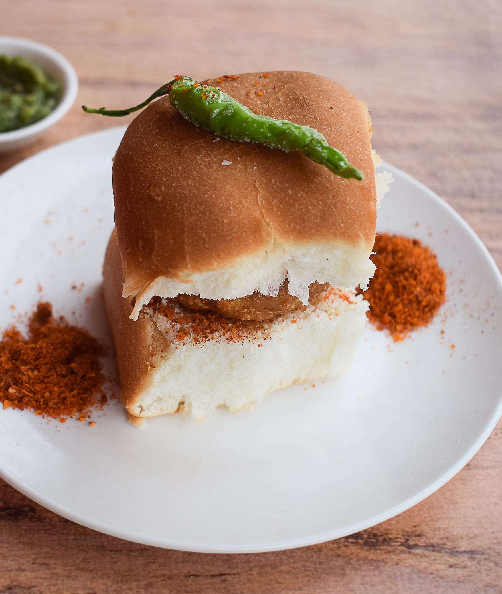 Singh's vada pav - Logo