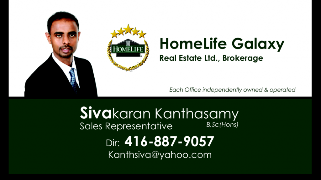 Sivakaran Kanthasamy, Sales Representative, Homelife - Logo