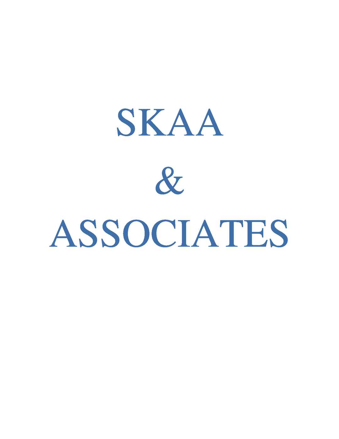 Skaa Associates - Cover photo