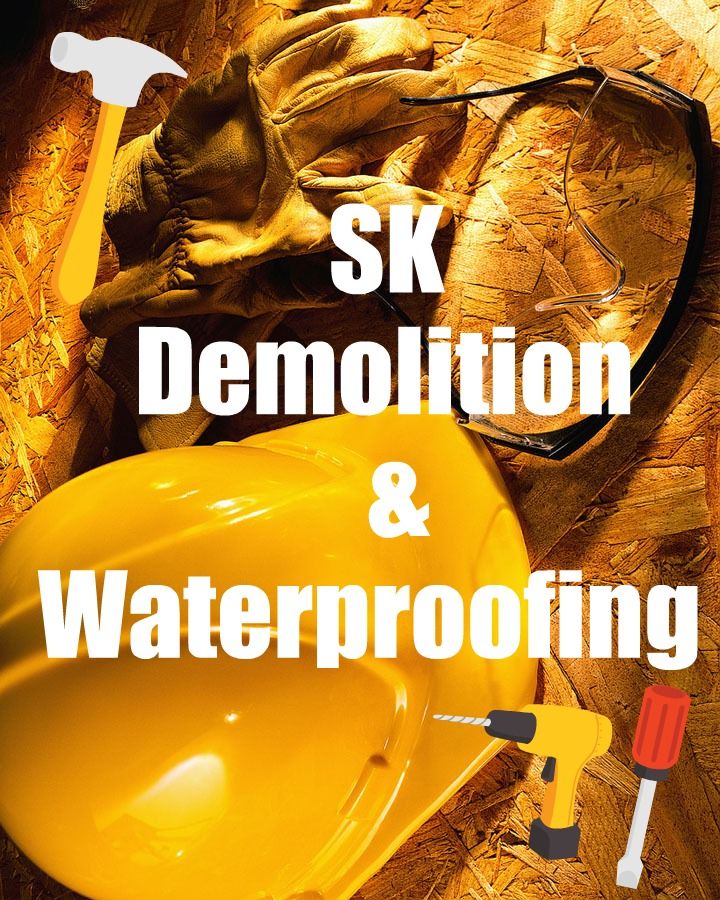 SK Demolition &a; Waterproofing - Logo
