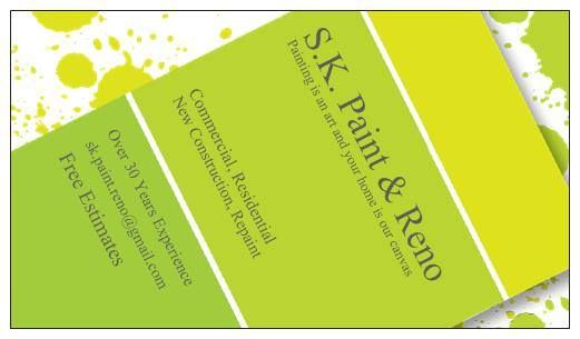 S.K Paint &a; Reno - Logo