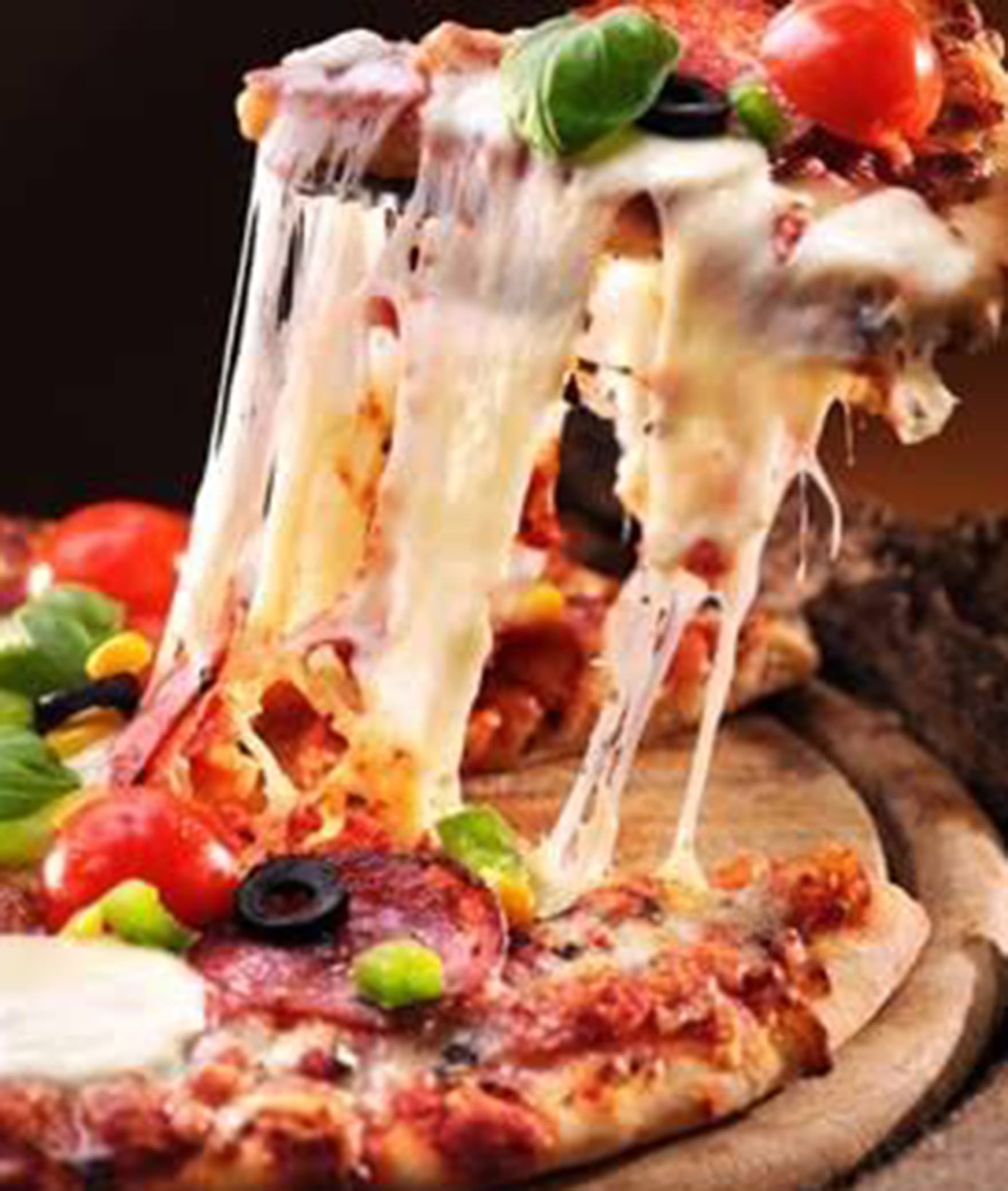 Slice Pizza Eat More - Logo
