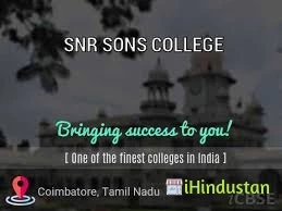 SNR Sons College (Autonomous) - Logo