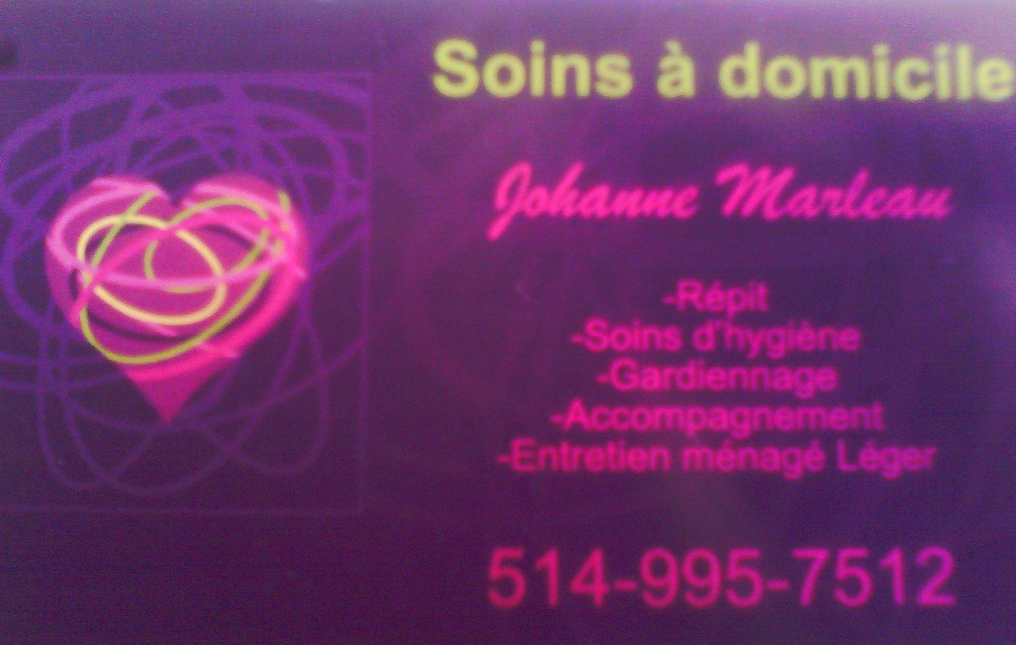 Soins Johanne Marleau - Logo