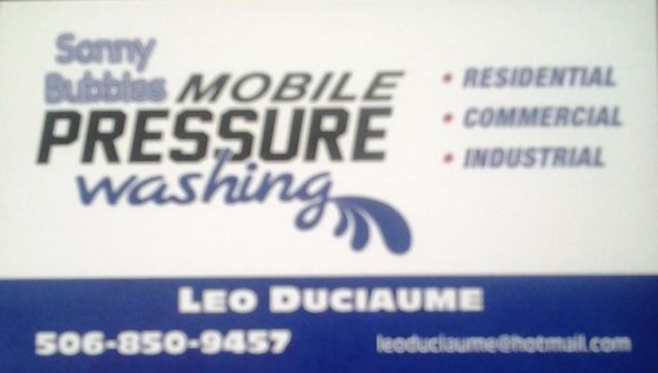 Sonny Bubbles Mobile Pressure Washing Ltd - Logo