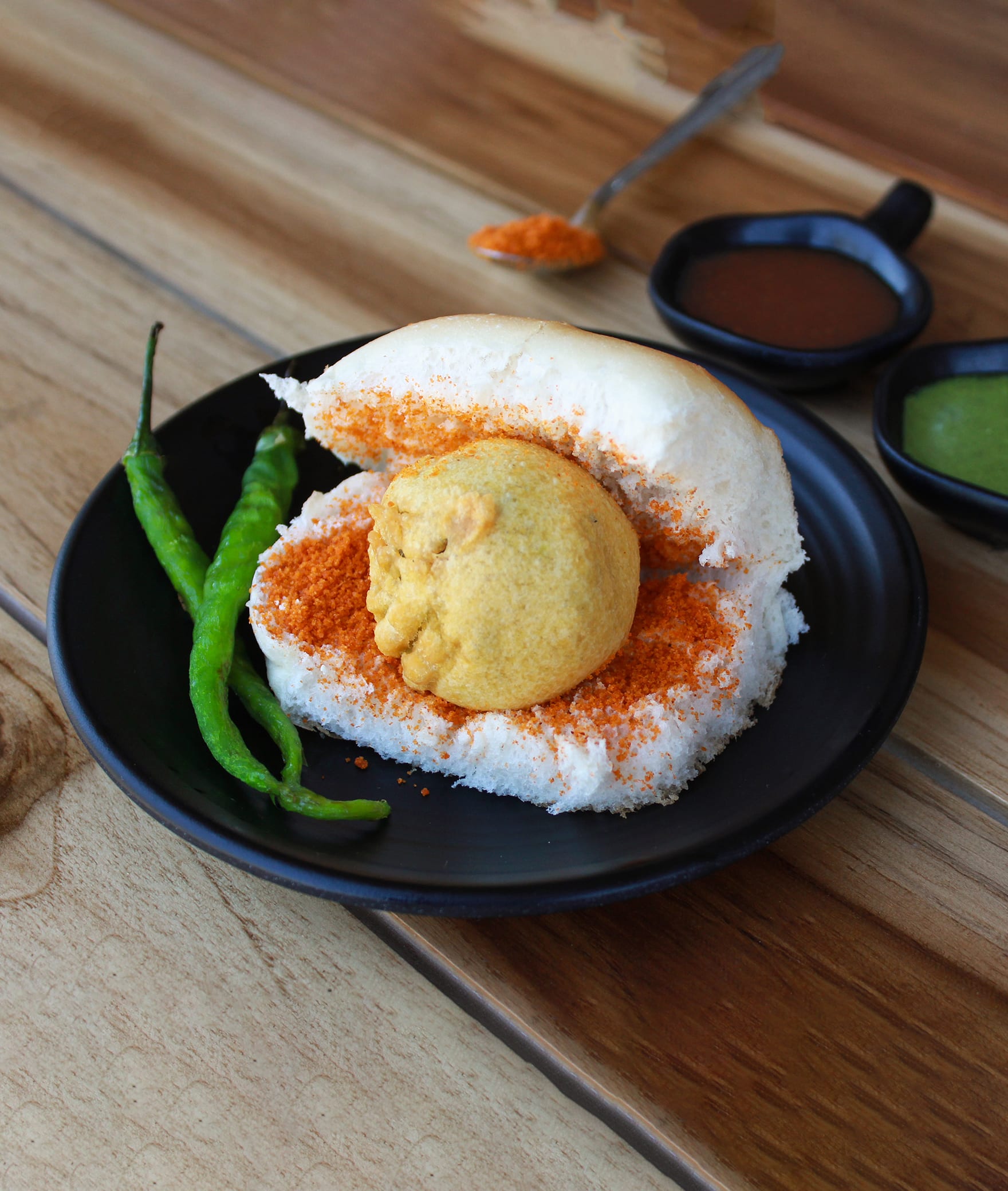 Spicy Masala Vadapav and Dabeli - Logo