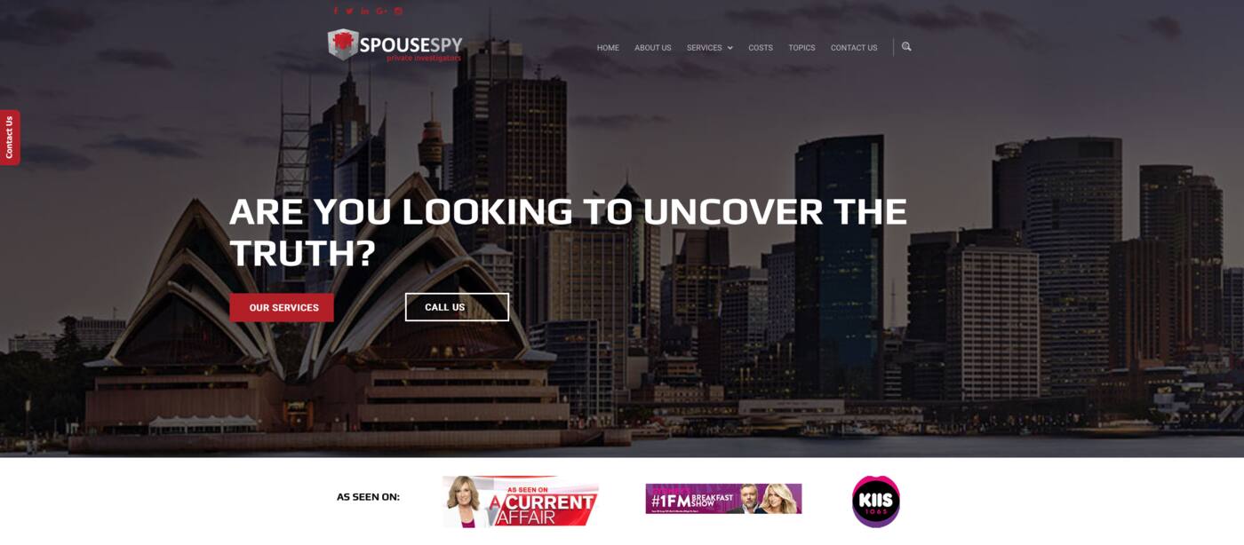 Spouse Spy Private Investigators Sydney - Cover photo