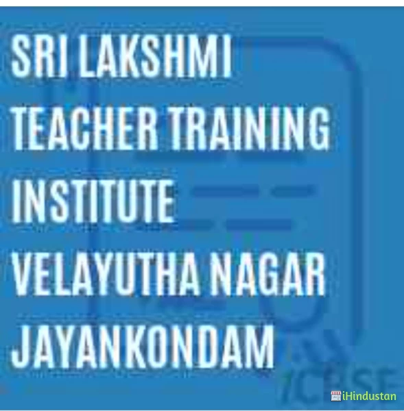 Sri Lakshmi Teacher Training Institute - Logo