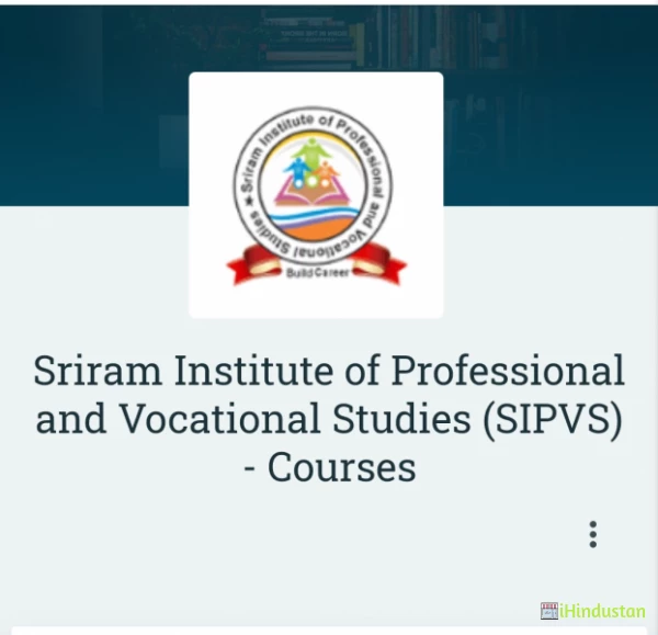 Sriram Institute of Professional and Vocational Studies - Logo