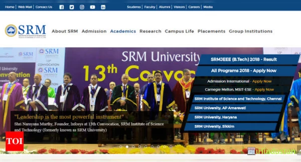 SRM University Chennai - SRM Institute of Science and T - Logo