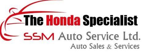 SSM Auto Service Ltd &a; The Honda Specialist - Logo