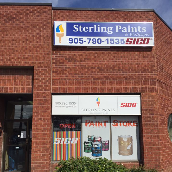 Sterling Paints &a; Trim - Logo