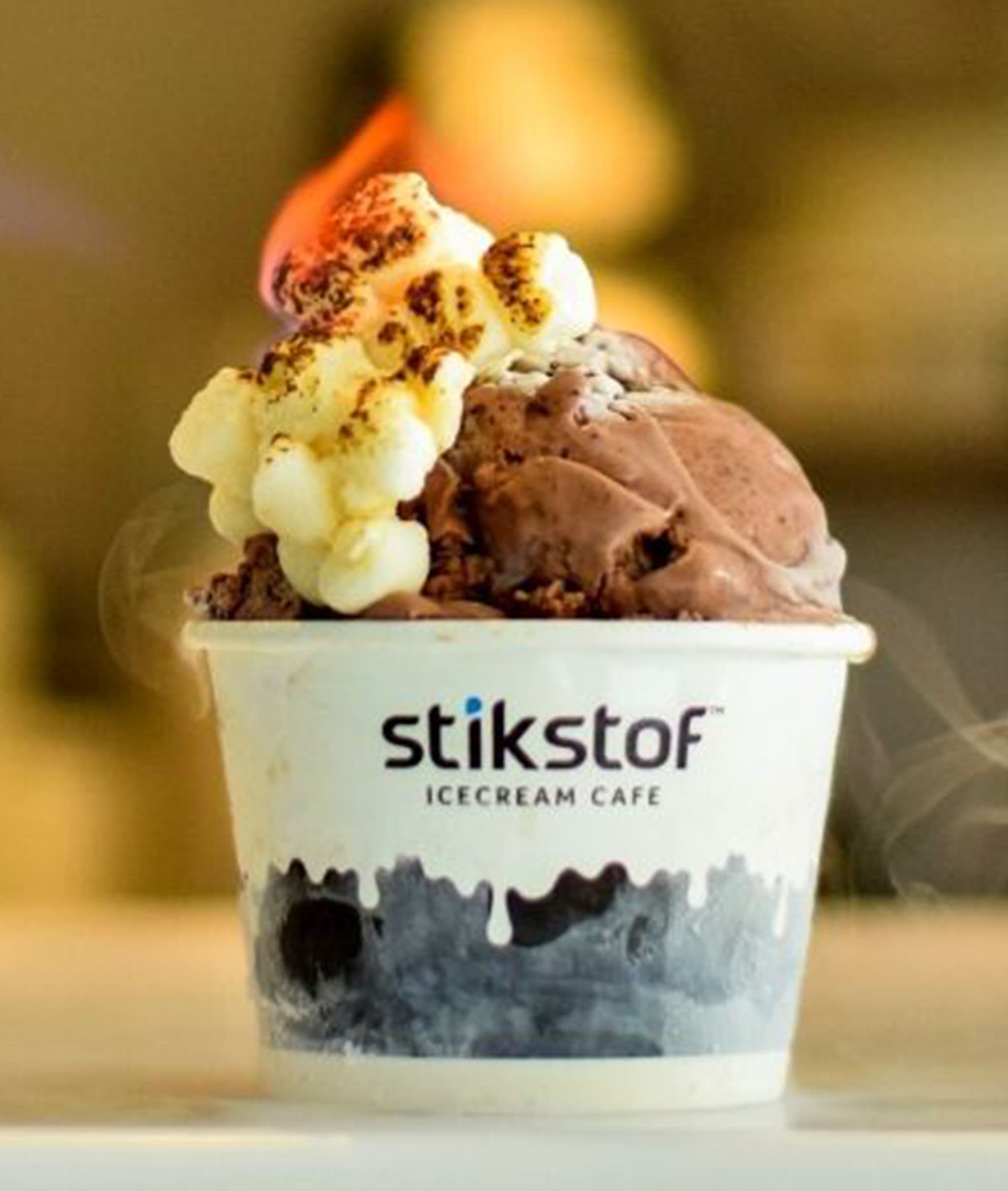 Stikstof Ice-Cream Cafe - Logo