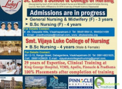 St. Luke's School of Nursing Training - Logo