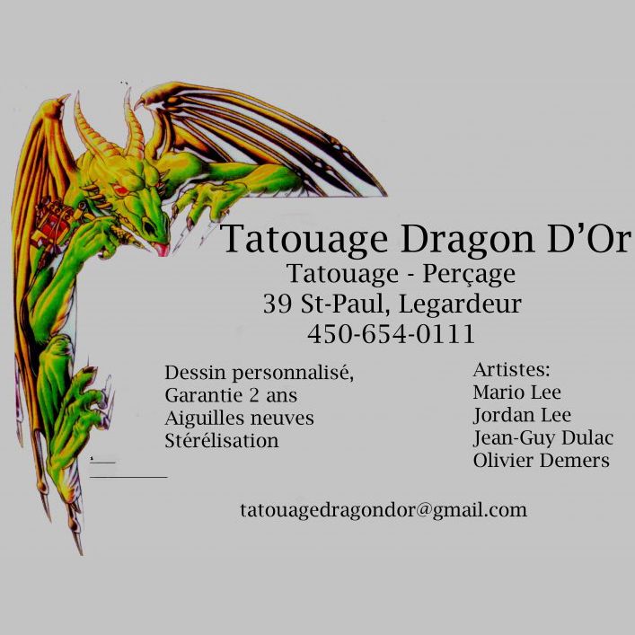 Studio de Tatouage le Dragon D&s;or - Logo