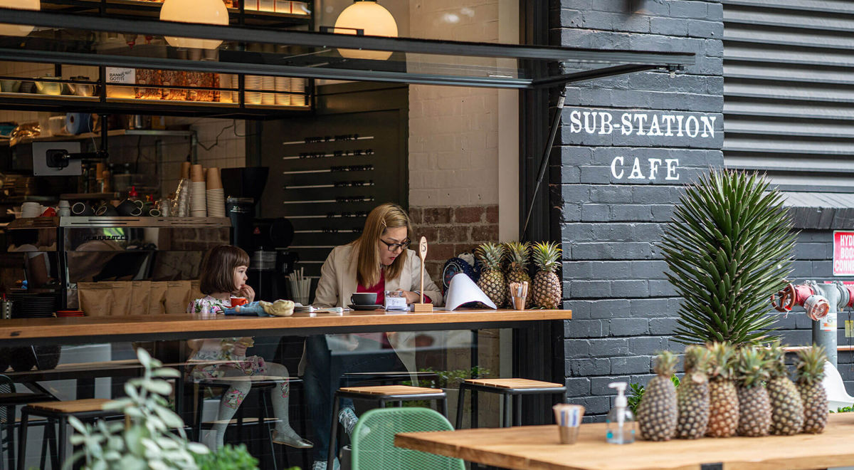 Sub-Station Cafe - Logo