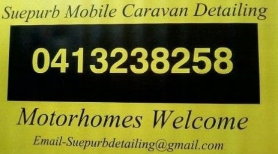 Suepurb Mobile Caravan Detailing - Logo