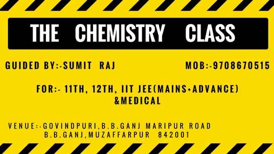 Sumit Raj Chemistry Class - Cover photo